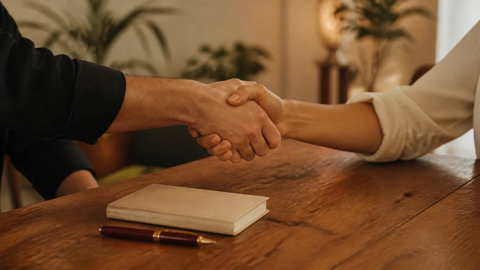 Contrato da Garantia de Aprendizado da Inglês 200 horas sobre a mesa