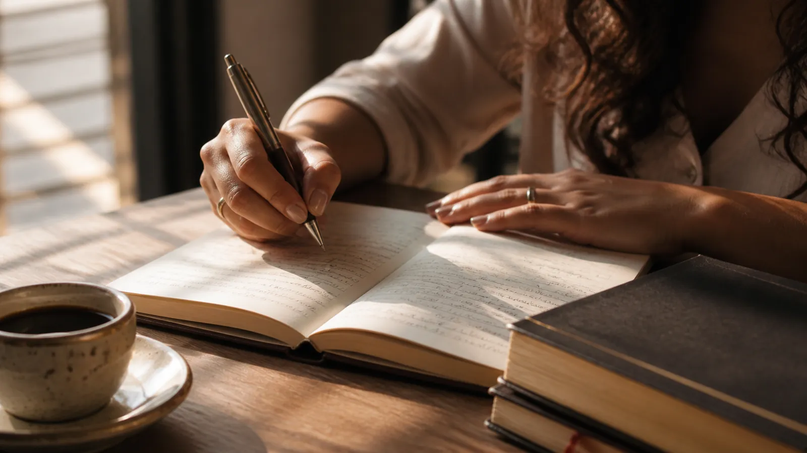 Material didático da Inglês 200 horas aberto, mostrando a estrutura de uma lição