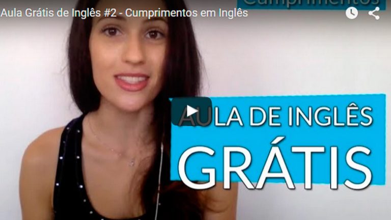 Aula de Inglês Online – Grátis