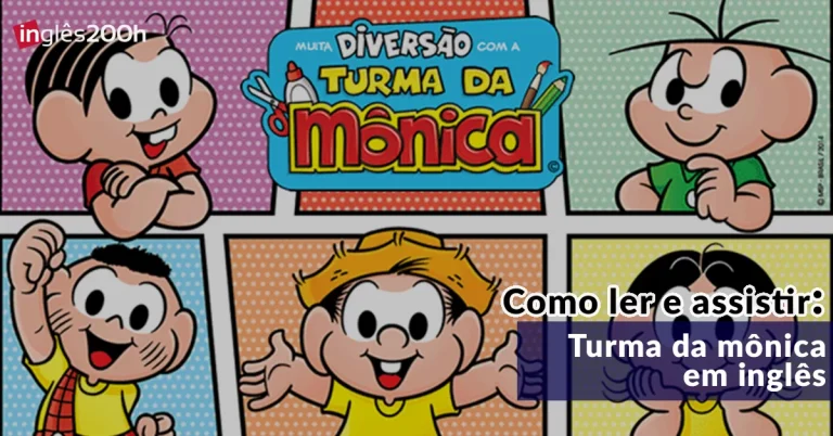 Como ler e assistir Turma da Mônica em inglês