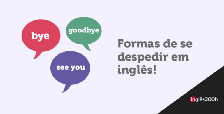 Formas de se despedir em inglês