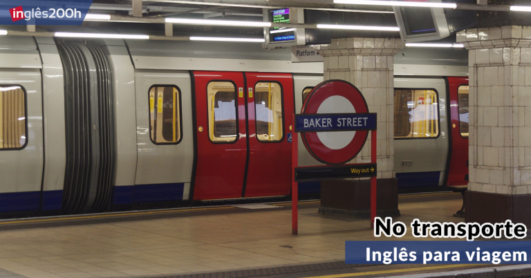 Inglês para viagem | No transporte